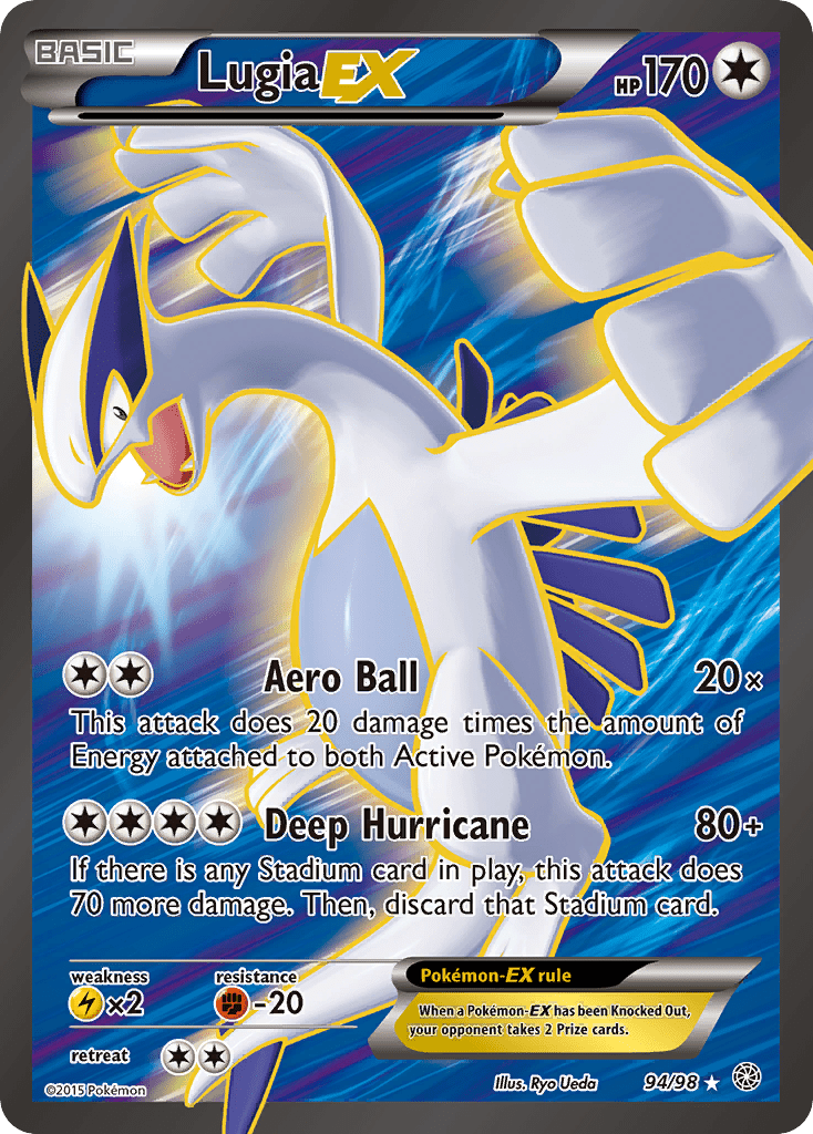 Lugia EX (94/98) [XY: Ancient Origins] Pokemon Single Pokémon  | Multizone: Comics And Games