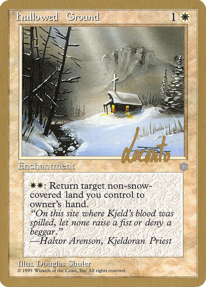 Hallowed Ground (Michael Loconto) [Pro Tour Collector Set] MTG Single Magic: The Gathering  | Multizone: Comics And Games