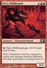 Fiery Hellhound [Magic 2010] MTG Single Magic: The Gathering  | Multizone: Comics And Games