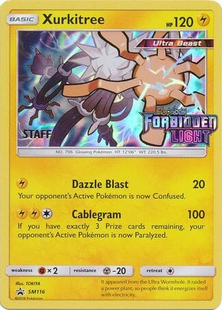 Xurkitree (SM116) (Staff Prerelease Promo) [Sun & Moon: Black Star Promos] Pokemon Single Pokémon  | Multizone: Comics And Games