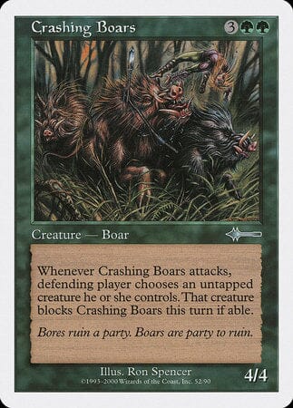 Crashing Boars [Beatdown Box Set] MTG Single Magic: The Gathering  | Multizone: Comics And Games