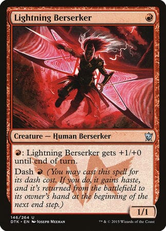 Lightning Berserker [Dragons of Tarkir] MTG Single Magic: The Gathering  | Multizone: Comics And Games