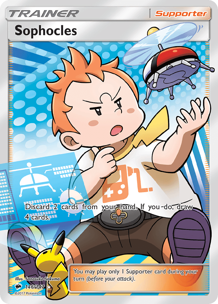 Sophocles (146/147) [Sun & Moon: Burning Shadows] Pokemon Single Pokémon  | Multizone: Comics And Games