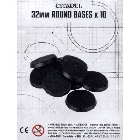 Citadel 32mm Round Base x10 Models Games Workshop  | Multizone: Comics And Games