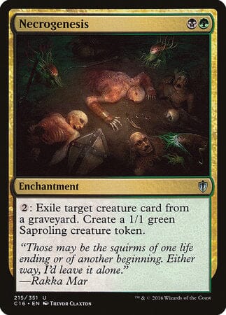 Necrogenesis [Commander 2016] MTG Single Magic: The Gathering  | Multizone: Comics And Games