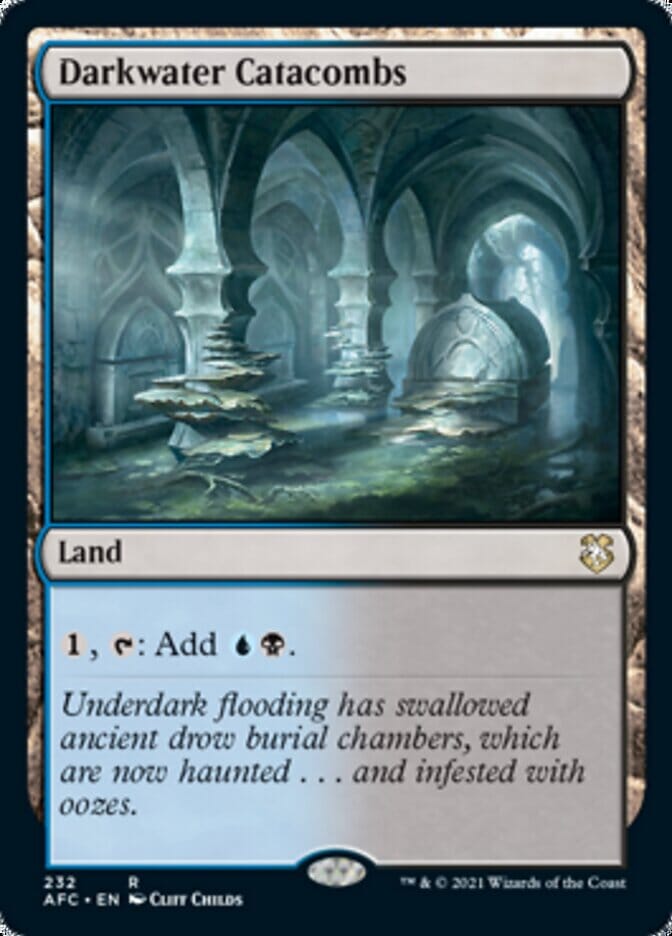 Darkwater Catacombs [Dungeons & Dragons: Adventures in the Forgotten Realms Commander] MTG Single Magic: The Gathering  | Multizone: Comics And Games
