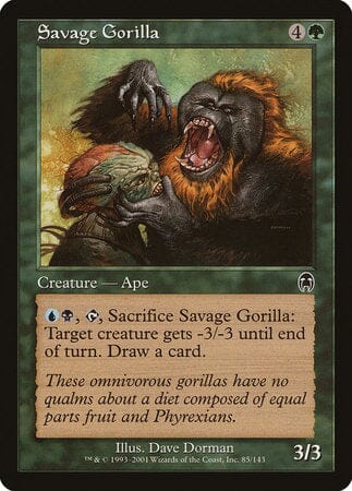 Savage Gorilla [Apocalypse] MTG Single Magic: The Gathering  | Multizone: Comics And Games