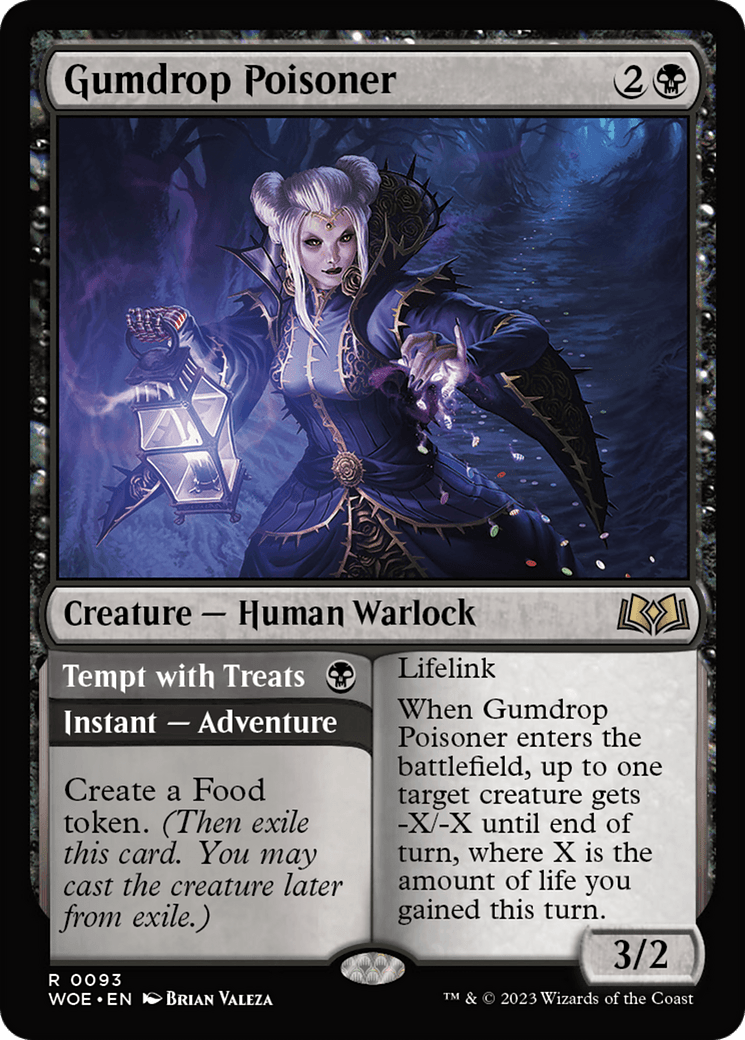 Gumdrop Poisoner // Tempt with Treats [Wilds of Eldraine] MTG Single Magic: The Gathering  | Multizone: Comics And Games