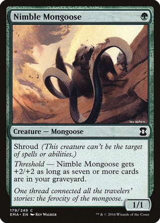 Nimble Mongoose [Eternal Masters] MTG Single Magic: The Gathering  | Multizone: Comics And Games