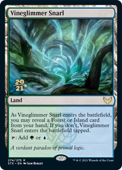 Vineglimmer Snarl [Strixhaven: School of Mages Prerelease Promos] MTG Single Magic: The Gathering  | Multizone: Comics And Games