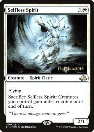 Selfless Spirit [Eldritch Moon Promos] MTG Single Magic: The Gathering  | Multizone: Comics And Games