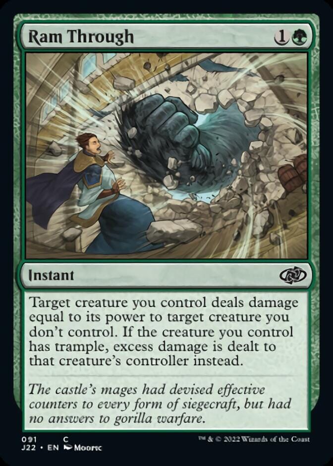 Ram Through [Jumpstart 2022] MTG Single Magic: The Gathering  | Multizone: Comics And Games