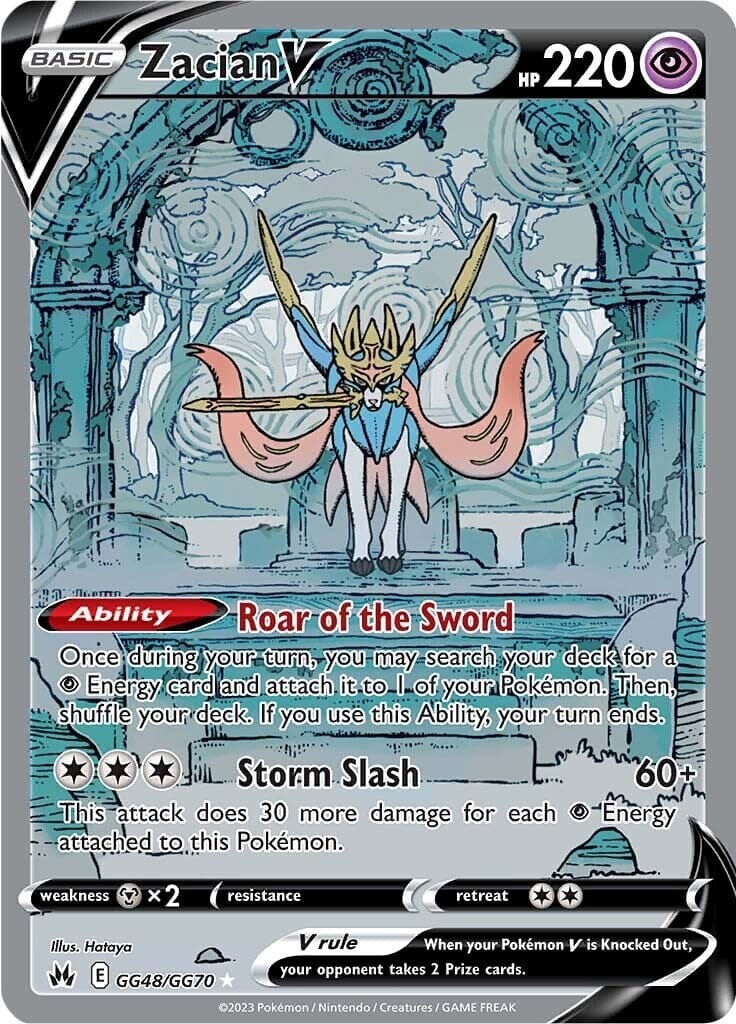 Zacian V (GG48/GG70) [Sword & Shield: Crown Zenith] Pokemon Single Pokémon  | Multizone: Comics And Games
