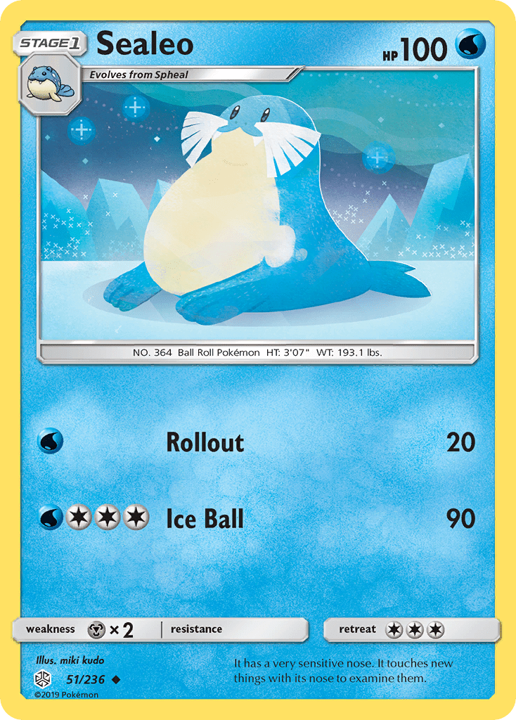 Sealeo (51/236) [Sun & Moon: Cosmic Eclipse] Pokemon Single Pokémon  | Multizone: Comics And Games