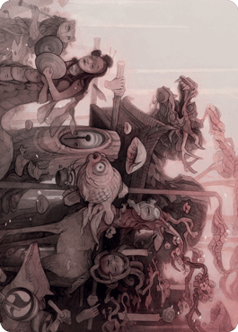 March of Burgeoning Life Art Card [Kamigawa: Neon Dynasty Art Series] MTG Single Magic: The Gathering  | Multizone: Comics And Games