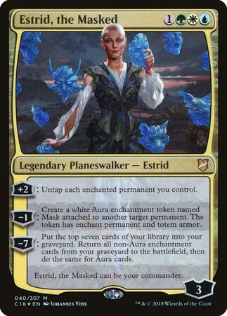 Estrid, the Masked [Commander 2018] MTG Single Magic: The Gathering  | Multizone: Comics And Games