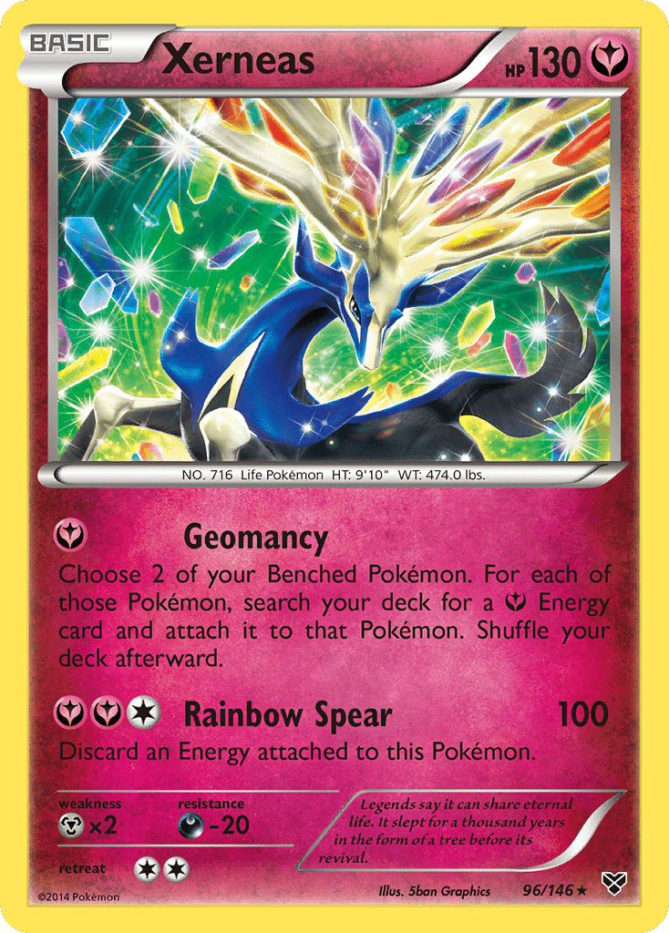 Xerneas (96/146) [XY: Base Set] Pokemon Single Pokémon  | Multizone: Comics And Games