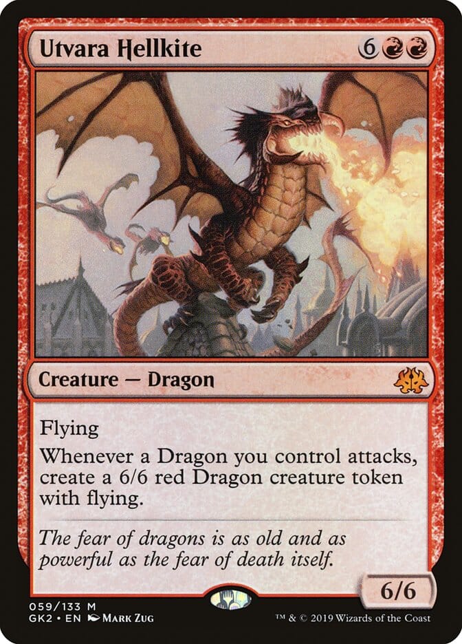 Utvara Hellkite [Ravnica Allegiance Guild Kit] MTG Single Magic: The Gathering  | Multizone: Comics And Games