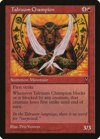 Talruum Champion [Visions] MTG Single Magic: The Gathering  | Multizone: Comics And Games