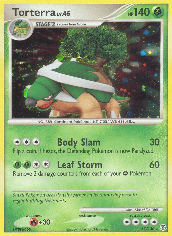 Torterra (17/130) [Diamond & Pearl: Base Set] Pokemon Single Pokémon  | Multizone: Comics And Games