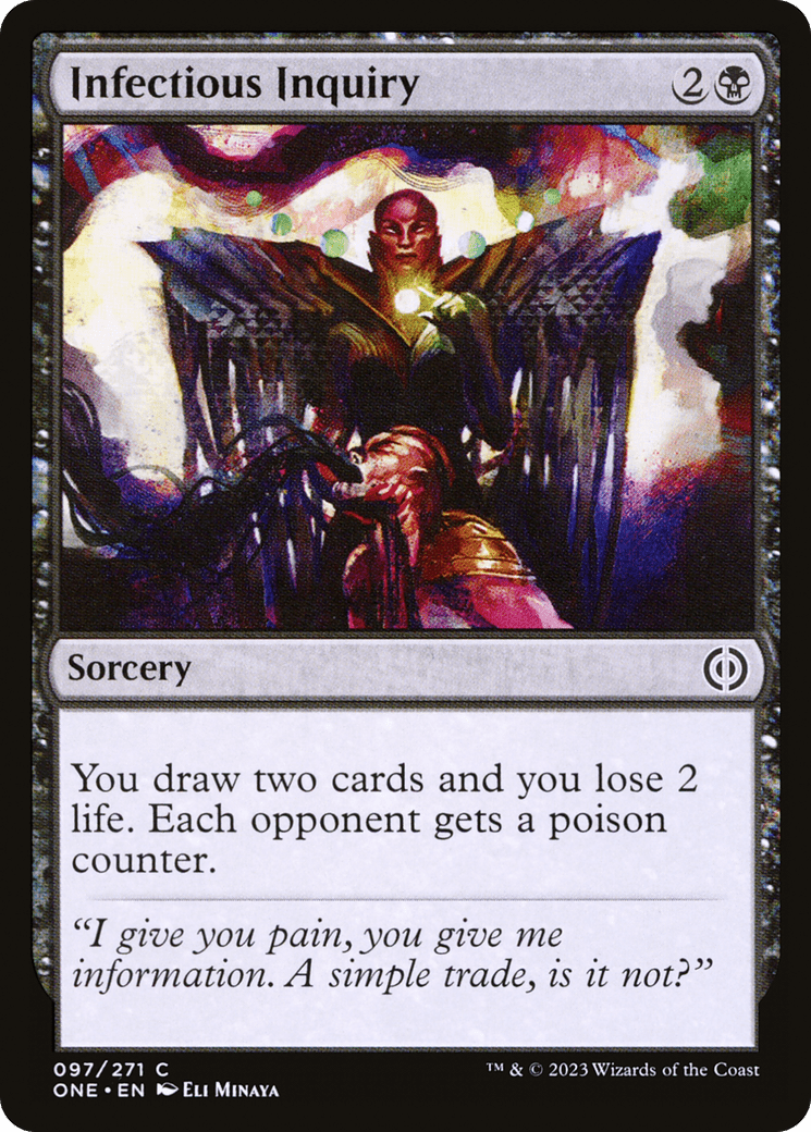 Infectious Inquiry [Phyrexia: All Will Be One] MTG Single Magic: The Gathering  | Multizone: Comics And Games