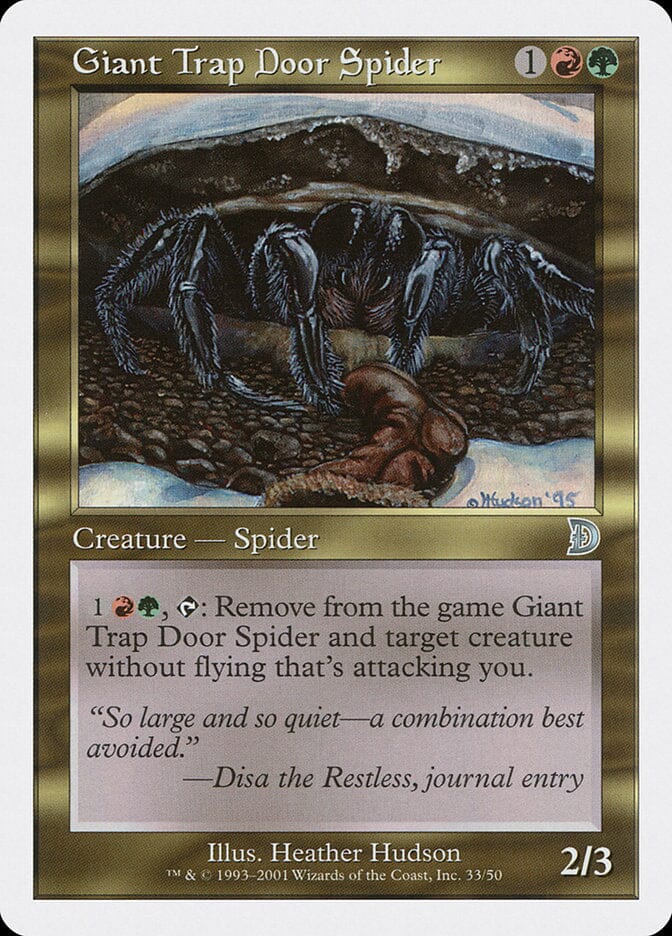 Giant Trap Door Spider [Deckmasters] MTG Single Magic: The Gathering  | Multizone: Comics And Games