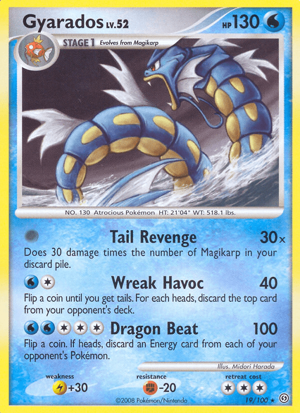Gyarados (19/100) [Diamond & Pearl: Stormfront] Pokemon Single Pokémon  | Multizone: Comics And Games