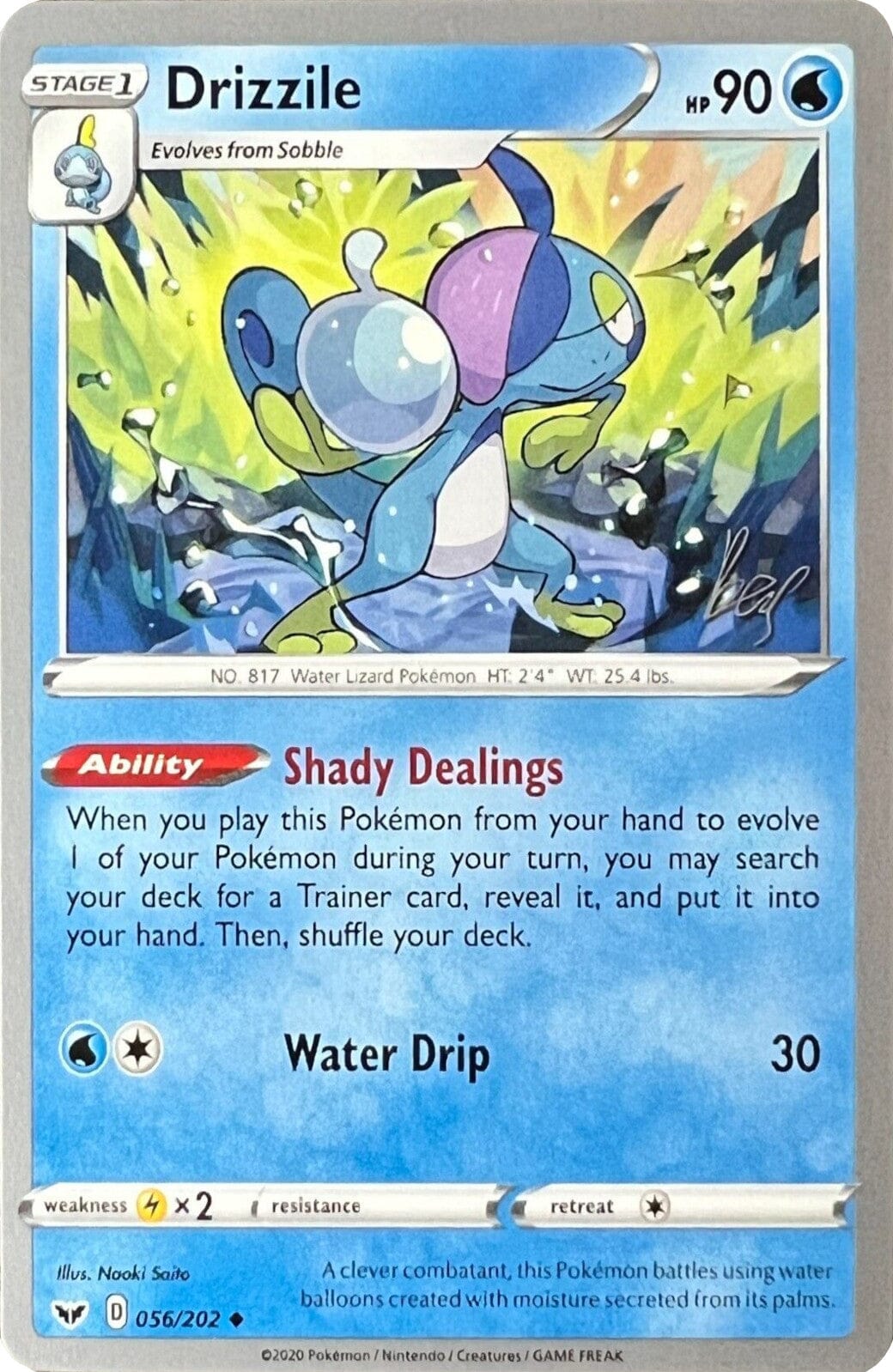 Drizzile (056/202) (Cheryl Again - Sebastian Lashmet) [World Championships 2022] Pokemon Single Pokémon  | Multizone: Comics And Games