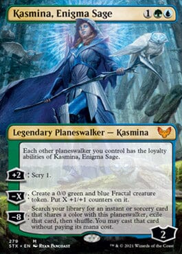 Kasmina, Enigma Sage (Extended) [Strixhaven: School of Mages] MTG Single Magic: The Gathering  | Multizone: Comics And Games