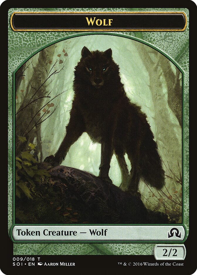 Wolf [Shadows over Innistrad Tokens] MTG Single Magic: The Gathering  | Multizone: Comics And Games