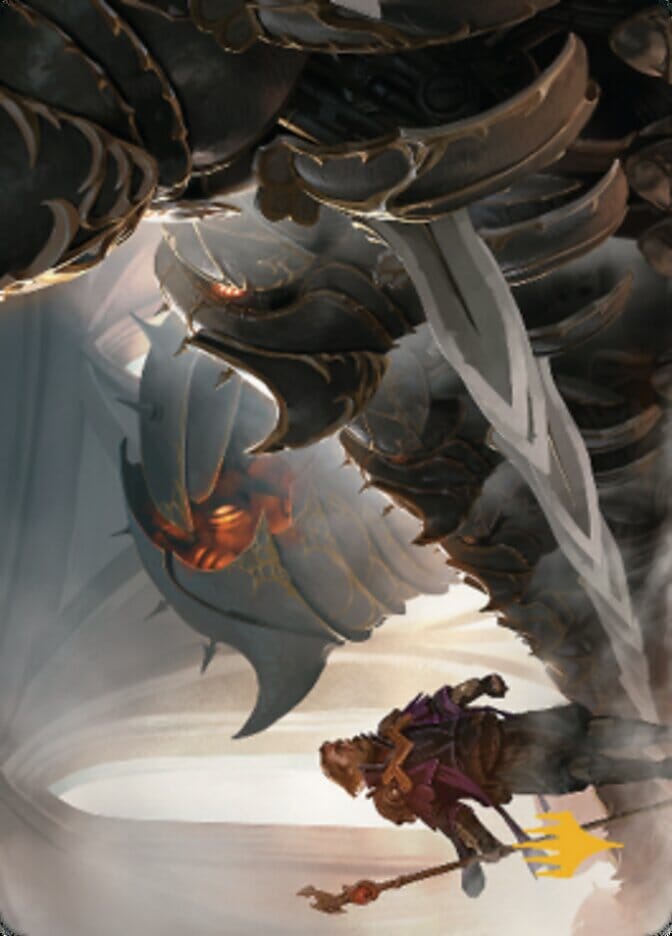 Mass Production Art Card (Gold-Stamped Planeswalker Symbol) [The Brothers' War Art Series] MTG Single Magic: The Gathering  | Multizone: Comics And Games