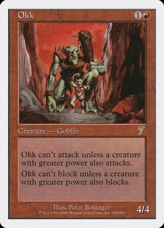 Okk [Seventh Edition] MTG Single Magic: The Gathering  | Multizone: Comics And Games