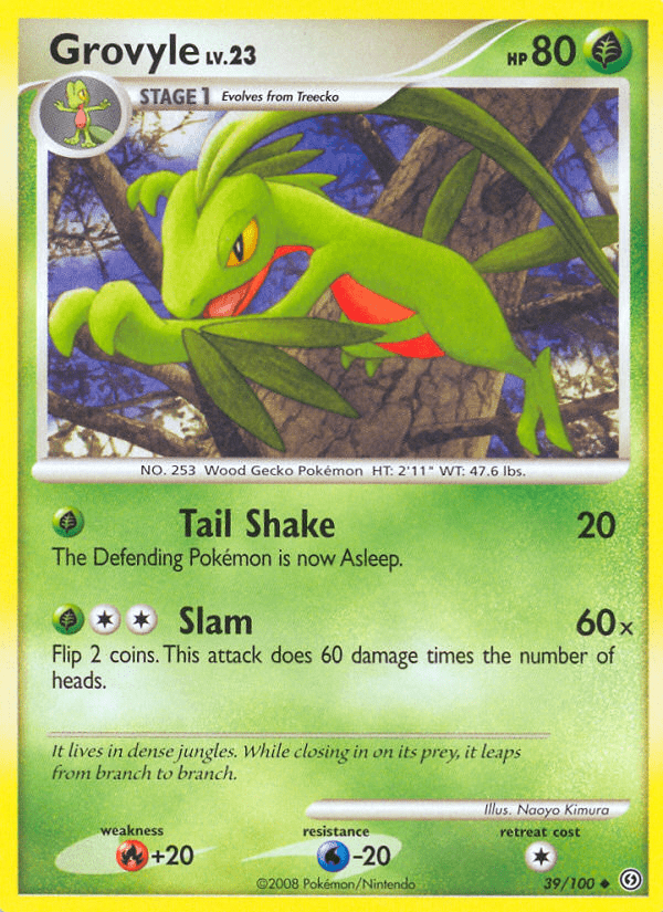 Grovyle (39/100) [Diamond & Pearl: Stormfront] Pokemon Single Pokémon  | Multizone: Comics And Games