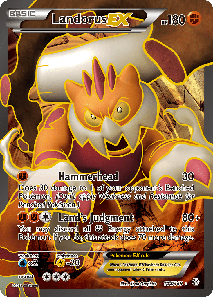 Landorus EX (144/149) [Black & White: Boundaries Crossed] Pokemon Single Pokémon  | Multizone: Comics And Games