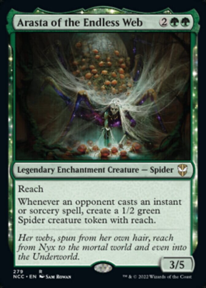 Arasta of the Endless Web [Streets of New Capenna Commander] MTG Single Magic: The Gathering  | Multizone: Comics And Games