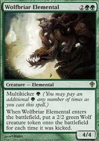 Wolfbriar Elemental [Worldwake] MTG Single Magic: The Gathering  | Multizone: Comics And Games