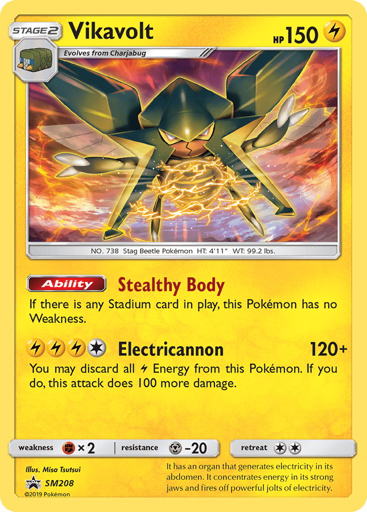 Vikavolt (SM208) [Sun & Moon: Black Star Promos] Pokemon Single Pokémon  | Multizone: Comics And Games