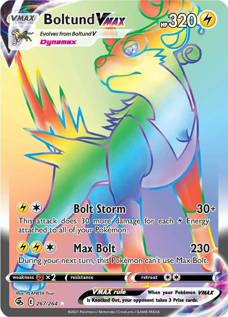 Boltund VMAX (267/264) [Sword & Shield: Fusion Strike] Pokemon Single Pokémon  | Multizone: Comics And Games