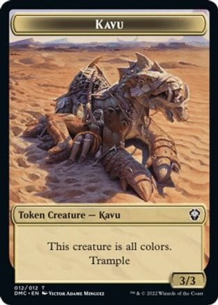Kavu // Angel Double-sided Token [Dominaria United Commander Tokens] MTG Single Magic: The Gathering  | Multizone: Comics And Games