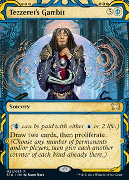 Tezzeret's Gambit (Etched Foil) [Strixhaven Mystical Archive] MTG Single Magic: The Gathering  | Multizone: Comics And Games