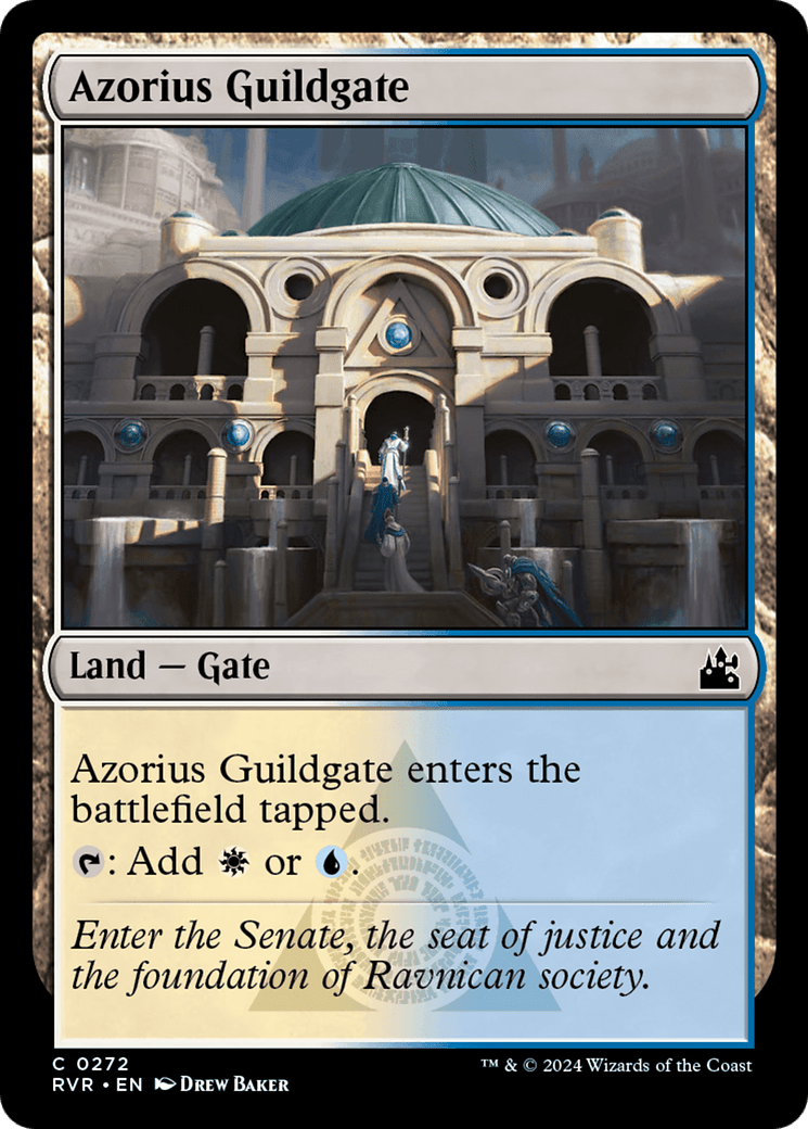 Azorius Guildgate [Ravnica Remastered] MTG Single Magic: The Gathering  | Multizone: Comics And Games