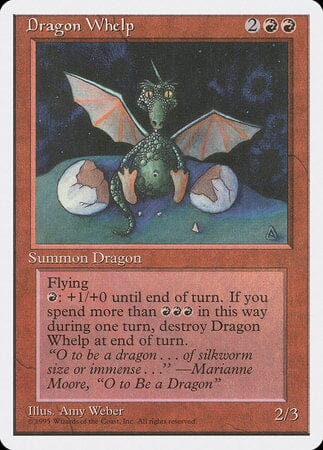 Dragon Whelp [Fourth Edition] MTG Single Magic: The Gathering  | Multizone: Comics And Games