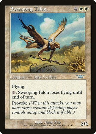 Swooping Talon [Legions] MTG Single Magic: The Gathering  | Multizone: Comics And Games