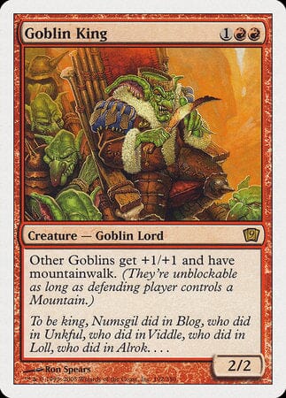 Goblin King [Ninth Edition] MTG Single Magic: The Gathering  | Multizone: Comics And Games