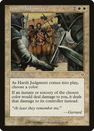 Harsh Judgment [Invasion] MTG Single Magic: The Gathering  | Multizone: Comics And Games