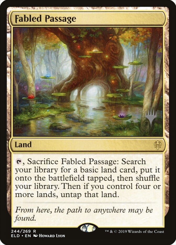 Fabled Passage (Promo Pack) [Throne of Eldraine Promos] MTG Single Magic: The Gathering  | Multizone: Comics And Games