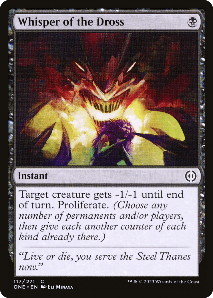 Whisper of the Dross [Phyrexia: All Will Be One] MTG Single Magic: The Gathering  | Multizone: Comics And Games