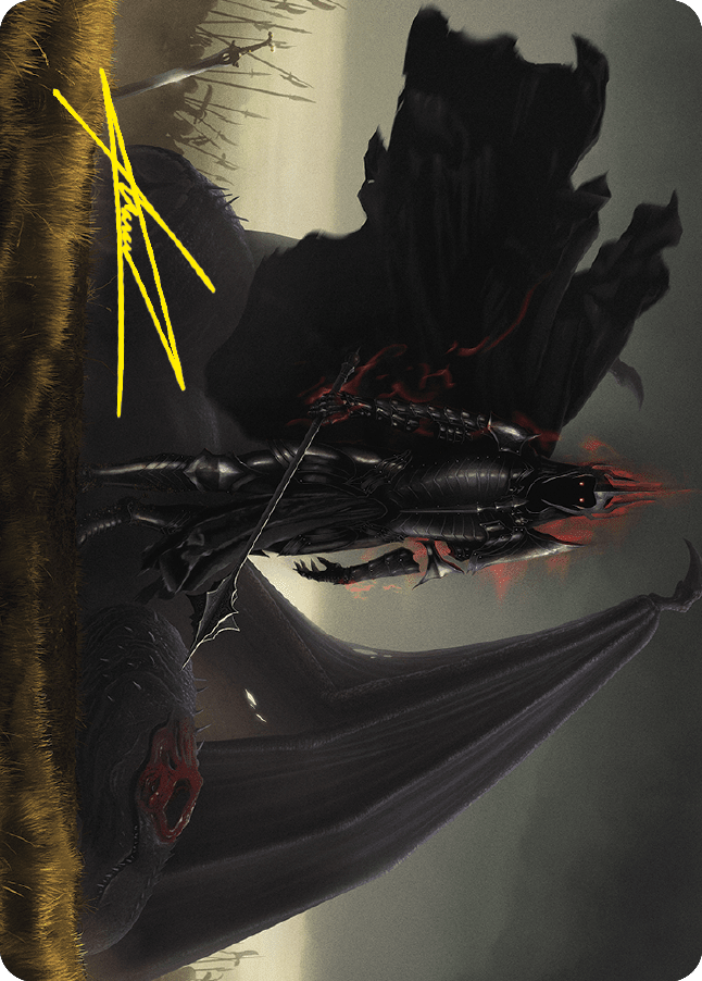Witch-king of Angmar Art Card (Gold-Stamped Signature) [The Lord of the Rings: Tales of Middle-earth Art Series] MTG Single Magic: The Gathering  | Multizone: Comics And Games