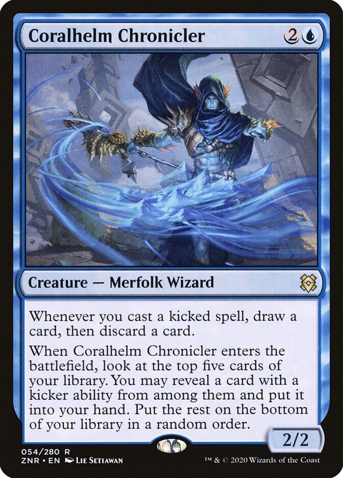 Coralhelm Chronicler [Zendikar Rising] MTG Single Magic: The Gathering  | Multizone: Comics And Games