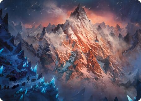 Mountain Art Card [The Lord of the Rings: Tales of Middle-earth Art Series] MTG Single Magic: The Gathering  | Multizone: Comics And Games